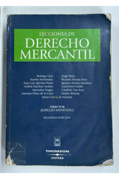 Lecciones de Derecho Mercantil
